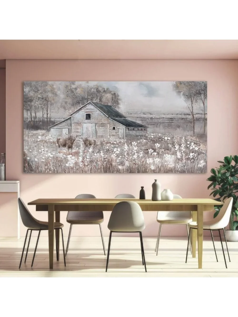 Floral Canvas Wall Art - Large 29